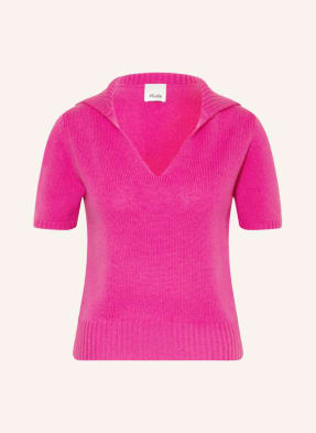 ALLUDE Knit shirt with cashmere