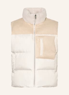 OPUS Quilted vest WAPORIA with teddy