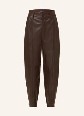 POLO RALPH LAUREN Leather trousers