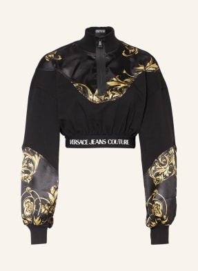 VERSACE JEANS COUTURE Sweat-Troyer im Materialmix