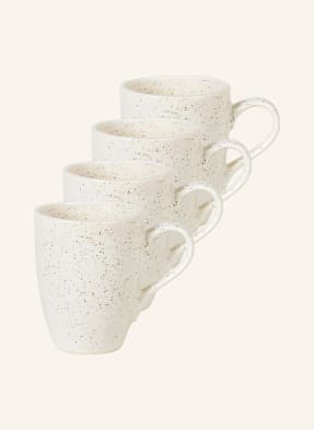 BROSTE COPENHAGEN Set of 4 mugs NORDIC VANILLA