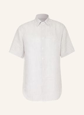 Brioni Short-sleeved shirt regular fit made of linen
