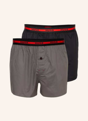 HUGO 2er-Pack Web-Boxershorts