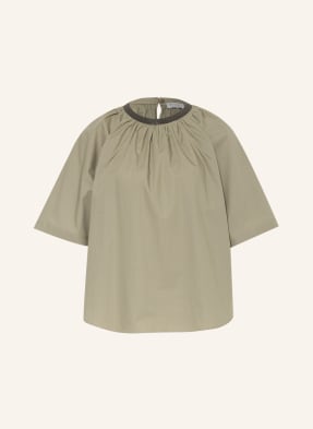 BRUNELLO CUCINELLI Blouse-style shirt with decorative gems