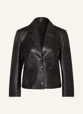 MILESTONE Leather blazer OLIVIA