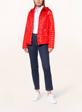 Betty Barclay Steppjacke im Materialmix mit abnehmbarer Kapuze