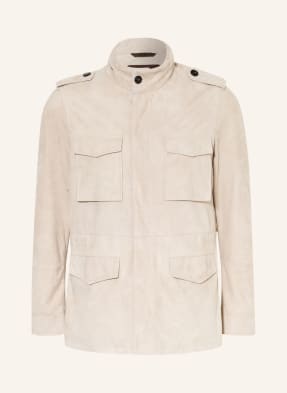 manzoni 24 Field jacket made of leather