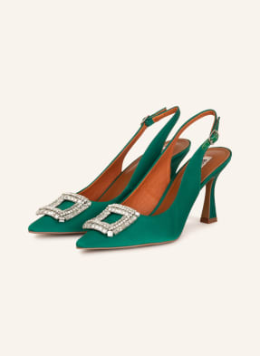 BIBI LOU Slingpumps mit Schmucksteinen
