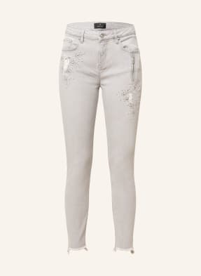 monari Destroyed Jeans mit Nietenbesatz