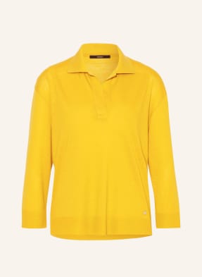 windsor. Knitwear polo shirt with 3/4 sleeves