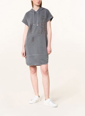 monari Sweatkleid mit Schmucksteinen