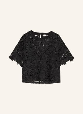 s.Oliver BLACK LABEL Blouse top with broderie anglaise