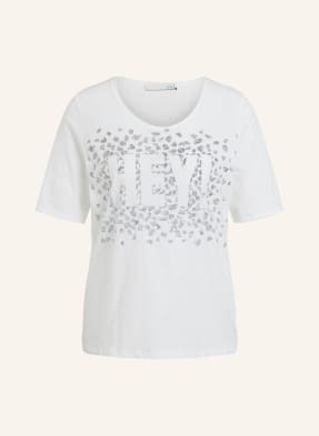 oui T-shirt with decorative gems