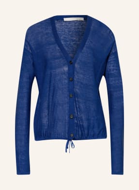 oui Strickjacke mit Leinen
