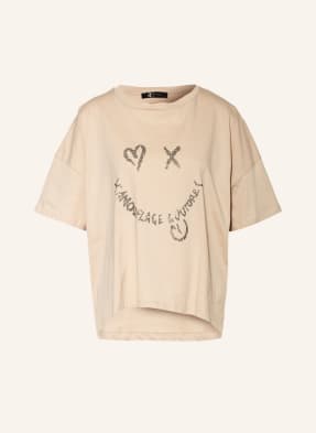 CAMOUFLAGE couture T-Shirt mit Schmucksteinen