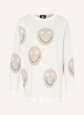 CAMOUFLAGE couture Pullover mit Schmucksteinen
