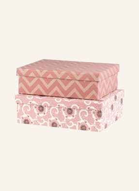 BUNGALOW 2er-Set Aufbewahrungsboxen OBLONG L