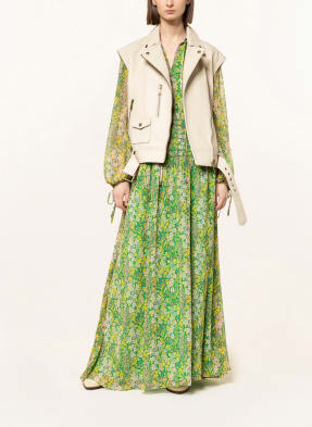 TED BAKER Oversized-Lederjacke VALERII mit abnehmbaren Ärmeln