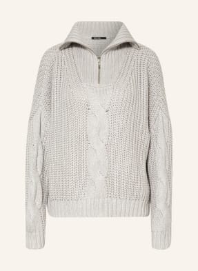 MARC AUREL Oversized half-zip sweater 