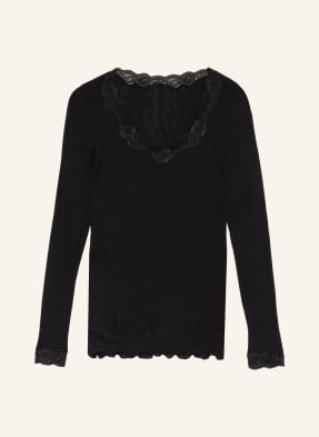 Calida Longsleeve Richesse Lace Mit Seide schwarz