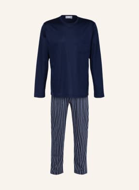 Herren Bekleidung Nachtwäsche Schlafanzüge und Loungewear Mey Pyjama in Blau für Herren 