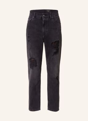 DOLCE & GABBANA Jeansy w stylu destroyed loose fit
