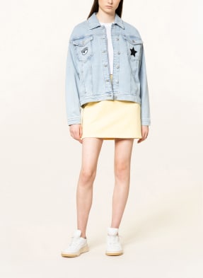 CHIARA FERRAGNI Oversized-Jeansjacke mit Stickereien