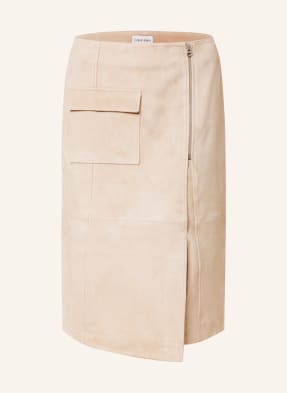 Calvin Klein Wickelrock aus Leder