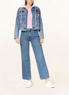 Grace Jeansjacke mit abnehmbarer Kapuze