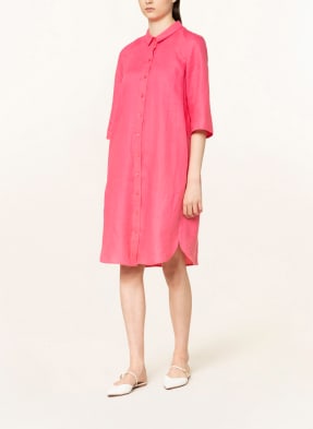 RIANI Hemdblusenkleid aus Leinen mit 3/4-Arm