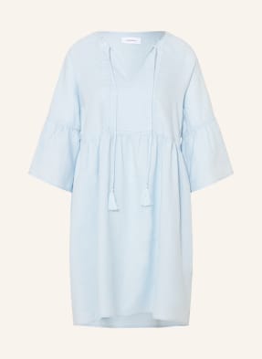 darling harbour Linen dress with 3/4 sleeve