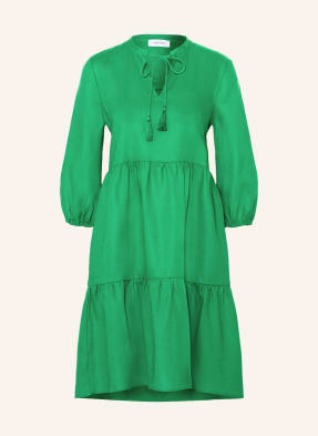 darling harbour Linen dress with 3/4 sleeves