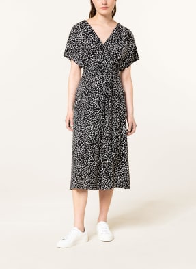 ESPRIT Collection Sukienka z dżerseju w stylu kopertowym