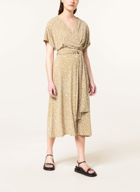 ESPRIT Collection Sukienka z dżerseju w stylu kopertowym