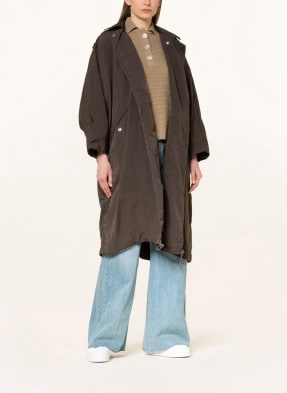 EMBASSY OF BRICKS AND LOGS Oversized trench coat VENICE