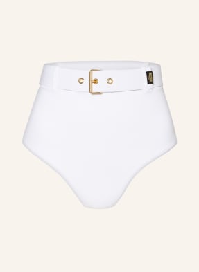 MOSCHINO High-waist bikini bottoms GOLDEN BUCKLE