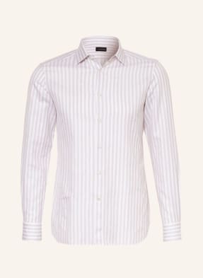 Ermenegildo Zegna Koszula z dodatkiem lnu regular fit