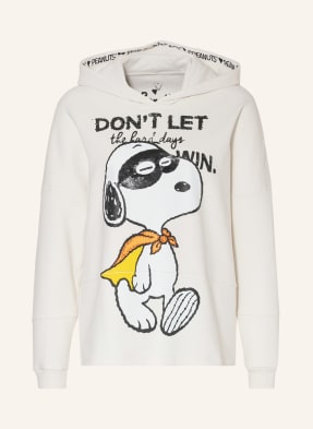 FrogBox Hoodie mit Pailletten, Perlen und Schmucksteinen