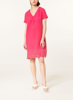 Princess GOES HOLLYWOOD Leinenkleid mit Lochspitze