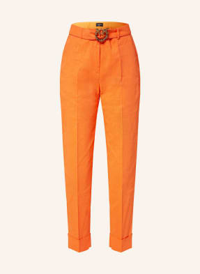 PINKO Trousers PLAZA with linen