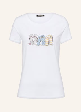 MORE & MORE T-shirt with sequins and decorative gems