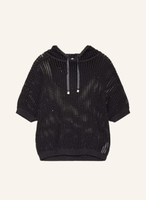 PESERICO Strickshirt mit Pailletten