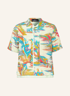 STONE ISLAND SHADOW PROJECT Resort shirt comfort fit in linen