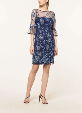 ADRIANNA PAPELL Cocktailkleid mit 3/4-Arm und Stickereien