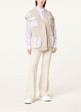 ESSENTIEL ANTWERP Kamizelka z dzianiny oversize BEGIN