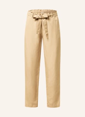 Marc O'Polo Paperbag trousers with linen