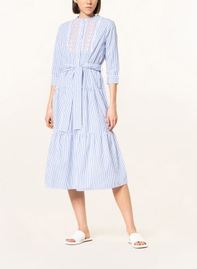 rich&royal Hemdblusenkleid mit 3/4-Arm und Stickereien