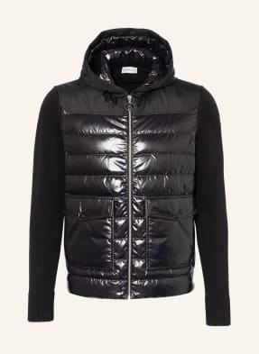 MONCLER Down jacket in mixed materials