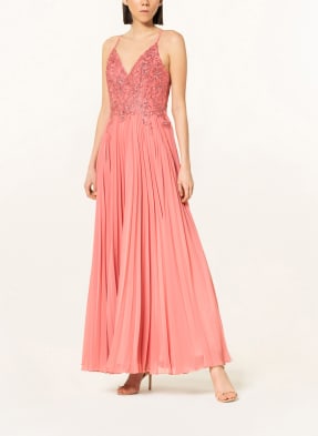 LAONA Abendkleid mit Spitze und Schmucksteinen