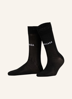 BALENCIAGA Skarpety z błyszczącą przędzą